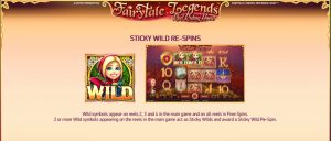 Fairytale Legends: Red Riding Hood Sticky Wild Re-spins