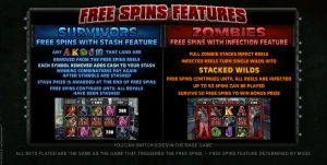 Lost Vegas Free Spins Features