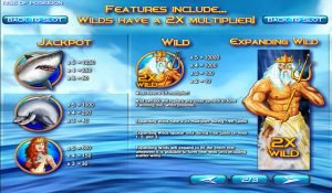 Rise of Poseidon Jackpot, Wild and Expanding Wild