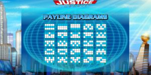 Justice League Payline Diagrams