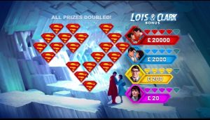 Superman II Slot Review Bonuses