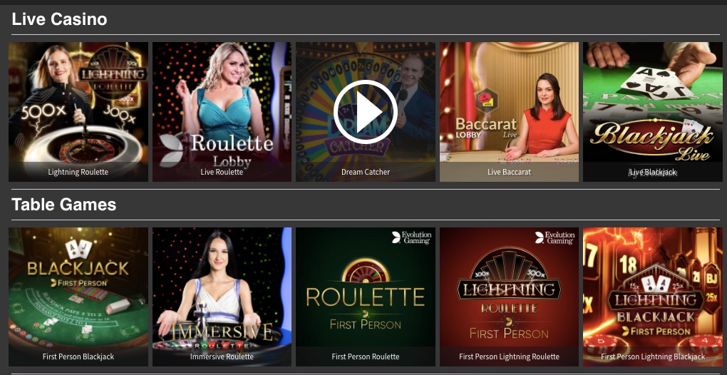 Different Games from Main Software Providers on Online Casino Quinnbet