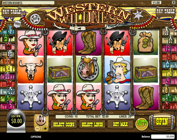 Win Real Cash with Western Wildness Slot Bonus